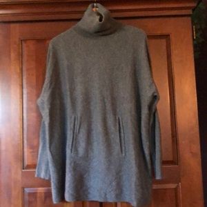 Garnet Hill Classic Oversized Turtleneck Sweater